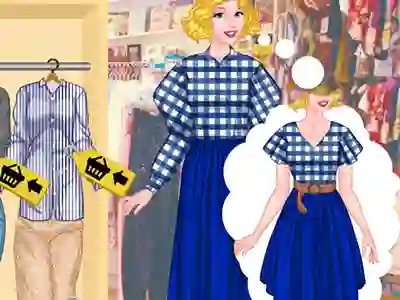 Гульня Princesses Thrift Shop Challenge онлайн