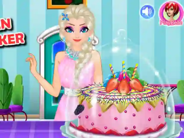 Гульня Ice queen royal baker онлайн