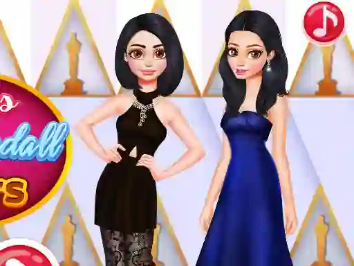 Гульня Kylie vs Kendall Oscars онлайн