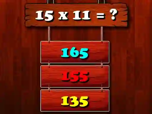 Гульня Multiplication Math Challenge онлайн