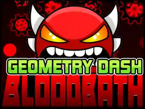 Гульня Geometry Dash Bloodbath онлайн