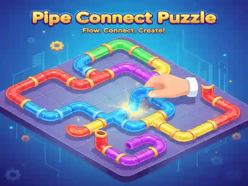 Гульня Pipe Connect Puzzle онлайн