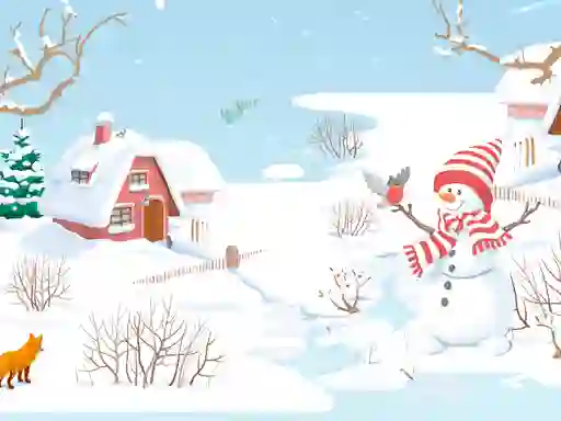 Гульня Snowman Slide онлайн