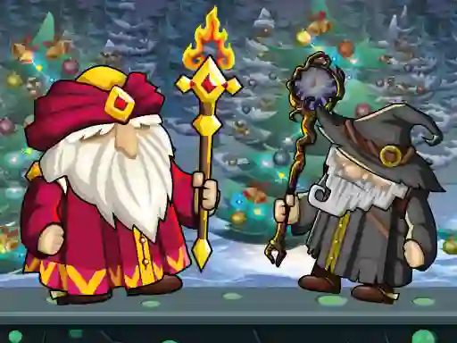 Гульня Wizard Santa Jump онлайн