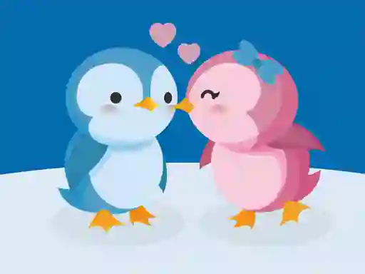 Гульня Cute Penguin Puzzle онлайн