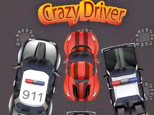 Гульня Crazy Driver Police Chase онлайн