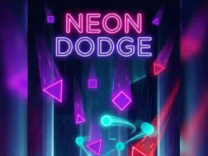Гульня Neon Dodge онлайн