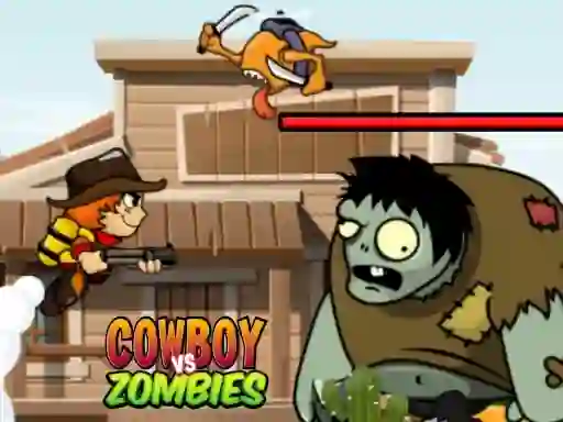Гульня Cowboy vs Zombies онлайн