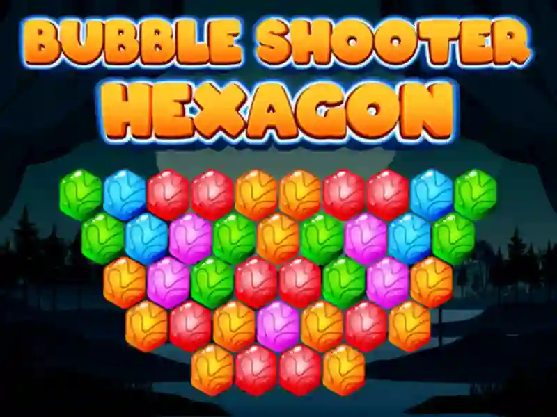 Гульня Bubble Shooter Hexagon онлайн