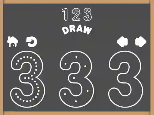 Гульня 123 Draw онлайн