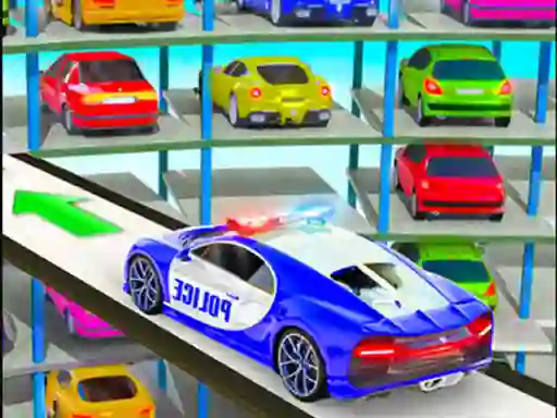 Гульня Police Multi Level Car Parking онлайн