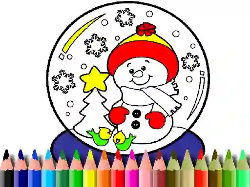 Гульня Back To School: Christmas Coloring Book онлайн