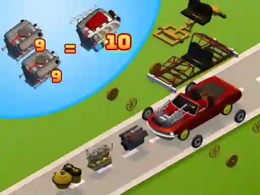 Гульня Idle Drive: Merge, Upgrade, Drive онлайн