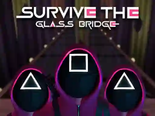 Гульня Survive The Glass Bridge онлайн