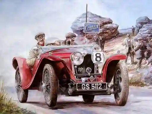 Гульня Vintage Cars Puzzle онлайн