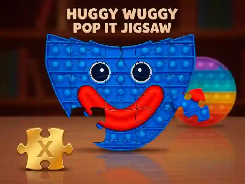 Гульня Huggy Wuggy Pop It Jigsaw онлайн