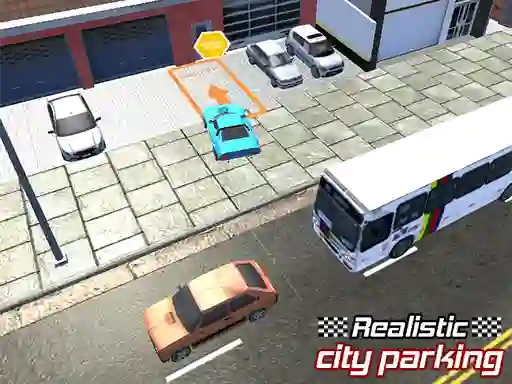 Гульня Realistic City Parking онлайн
