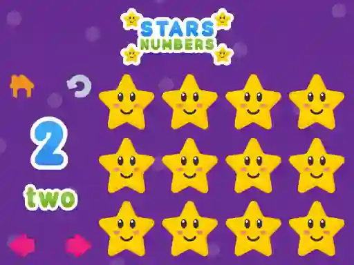 Гульня Stars Numbers онлайн