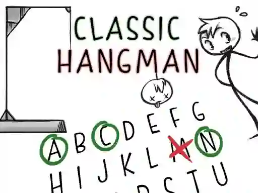 Гульня Classic Hangman онлайн
