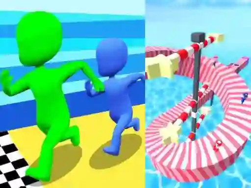 Гульня Stickman Racing 3D онлайн