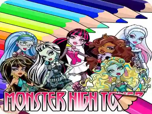 Гульня Coloring Book for Monster High онлайн