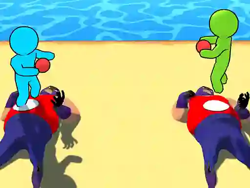 Гульня Dodge Ball Jump онлайн