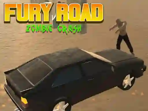 Гульня Fury Road Zombie Crash онлайн