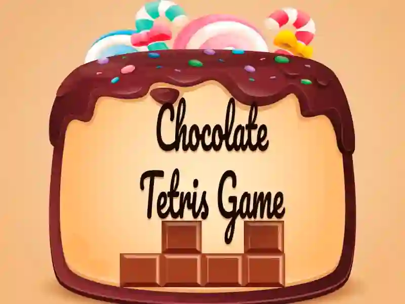Гульня Chocolate Tetris Game онлайн