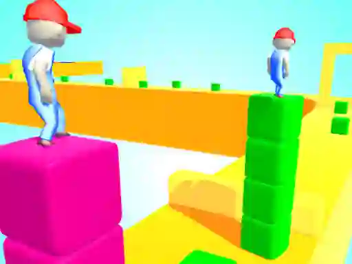 Гульня Cube Tower Surfer онлайн