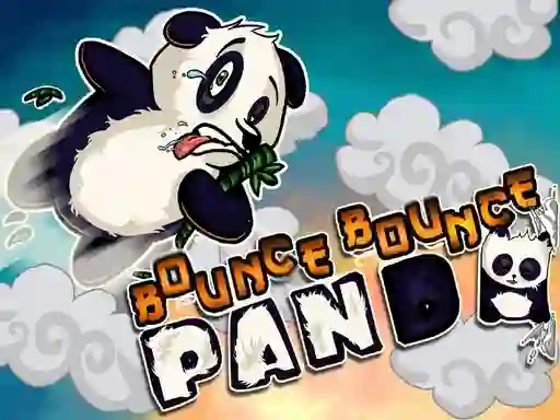 Гульня Bounce bounce Panda онлайн