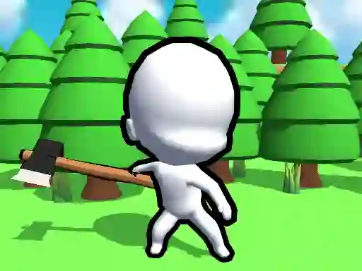 Гульня Idle Lumber Hero онлайн