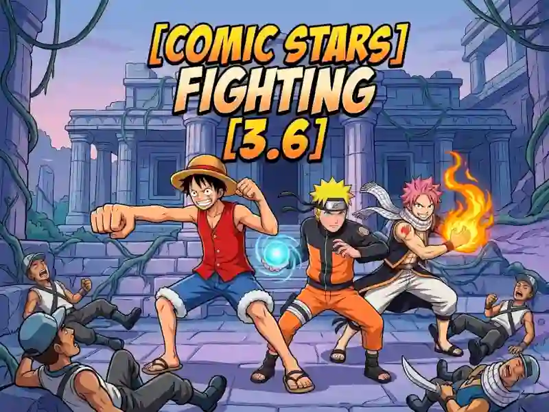 Гульня Comic Stars Fighting 3.6 онлайн