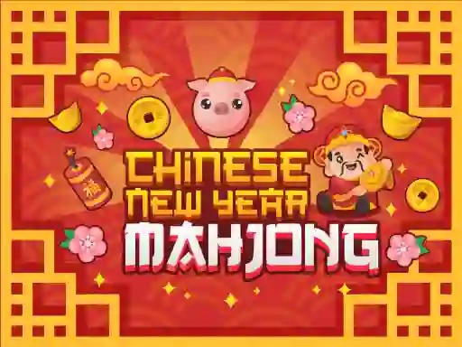Гульня Chinese New Year Mahjong онлайн