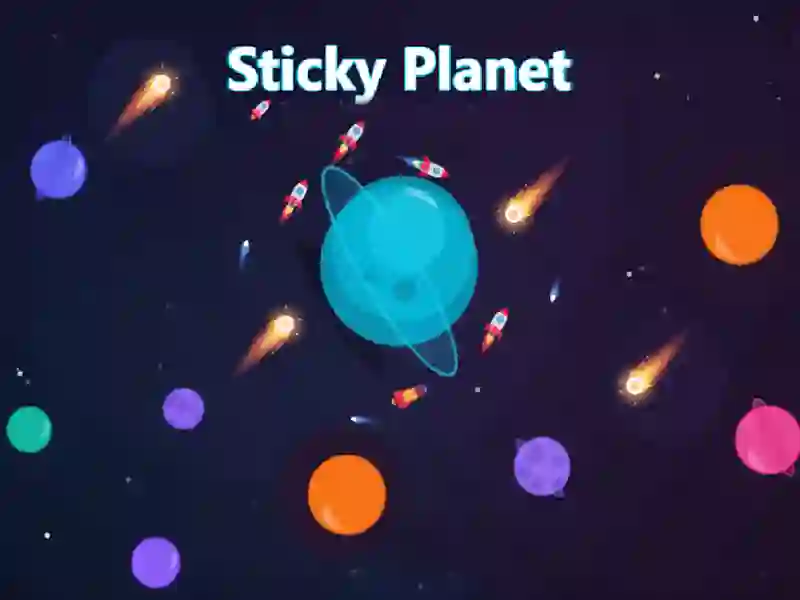 Гульня Sticky Planet онлайн