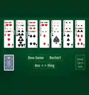 Гульня Patience Solitaire онлайн