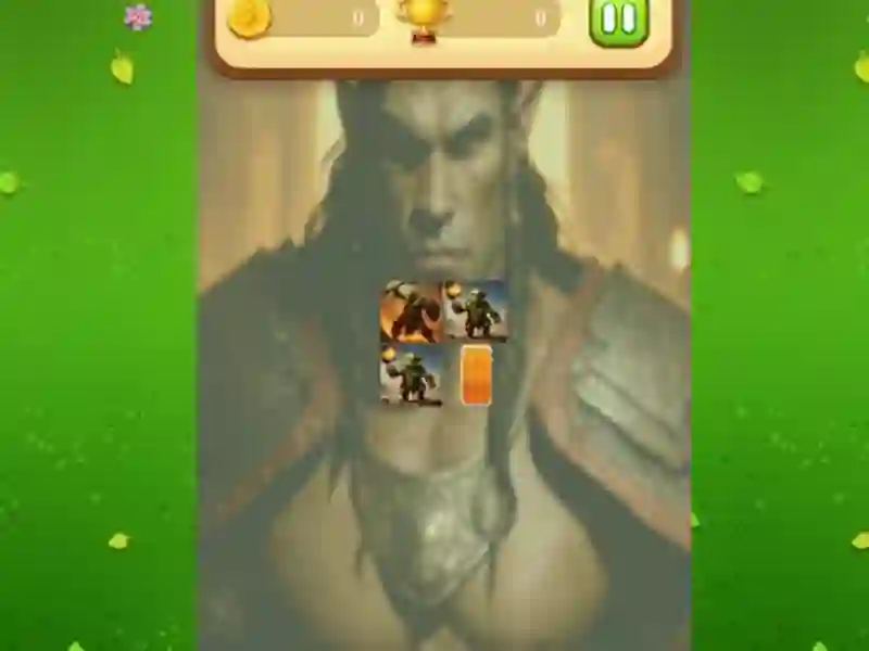 Гульня Orc Memory Match онлайн