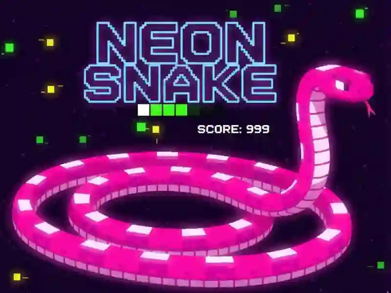 Гульня Neon Snake онлайн