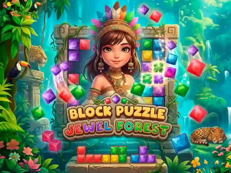 Гульня Block Puzzle Jewel Forest онлайн