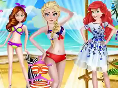 Гульня Beach Fashion Outfits онлайн