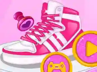 Гульня Popstar sneaker designer онлайн