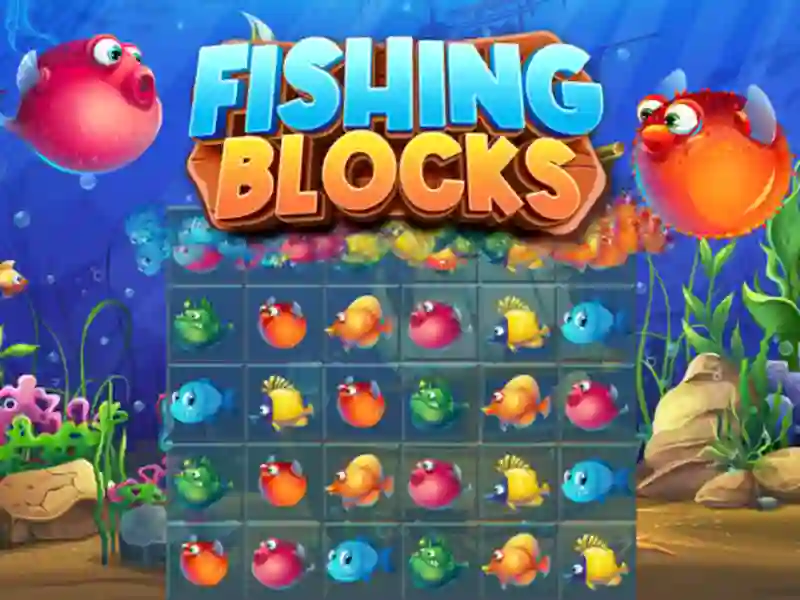 Гульня Fishing Blocks онлайн