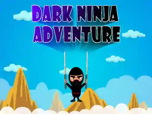 Гульня Dark Ninja Adventure онлайн