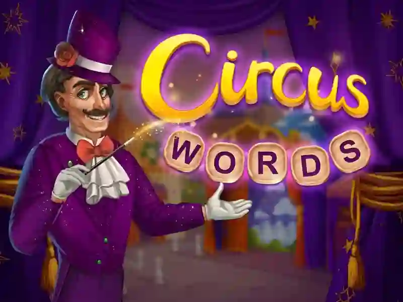 Гульня Circus Words онлайн
