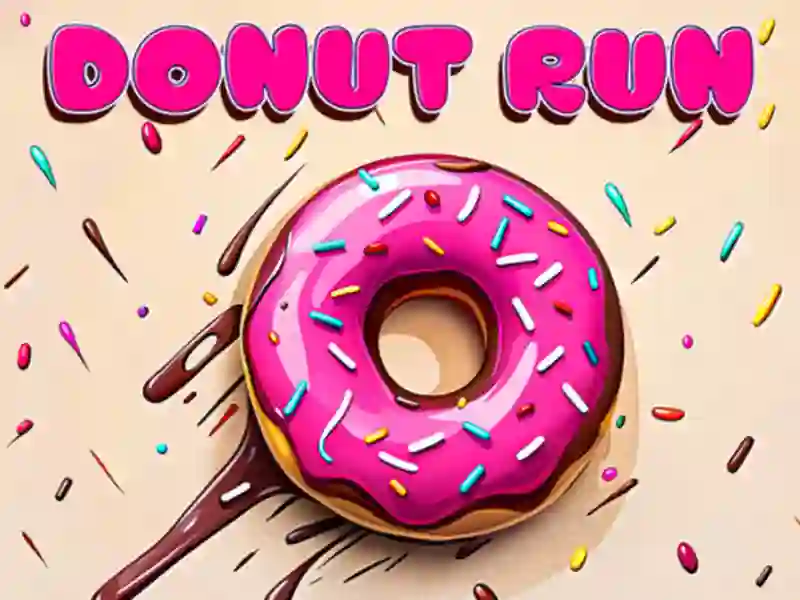Гульня Donut Run онлайн
