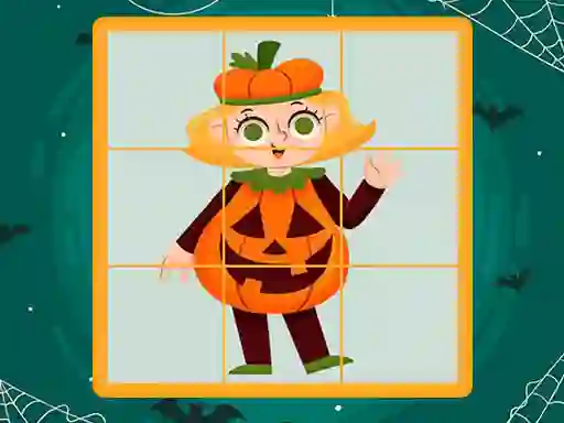 Гульня Halloween Puzzles онлайн
