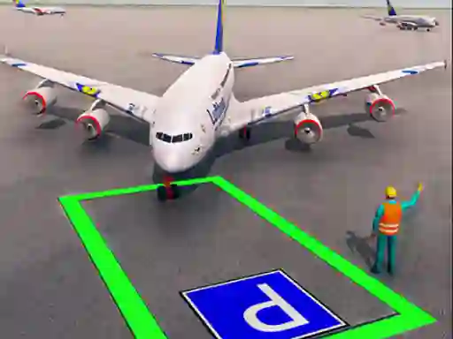 Гульня Air Plane Parking 3d онлайн