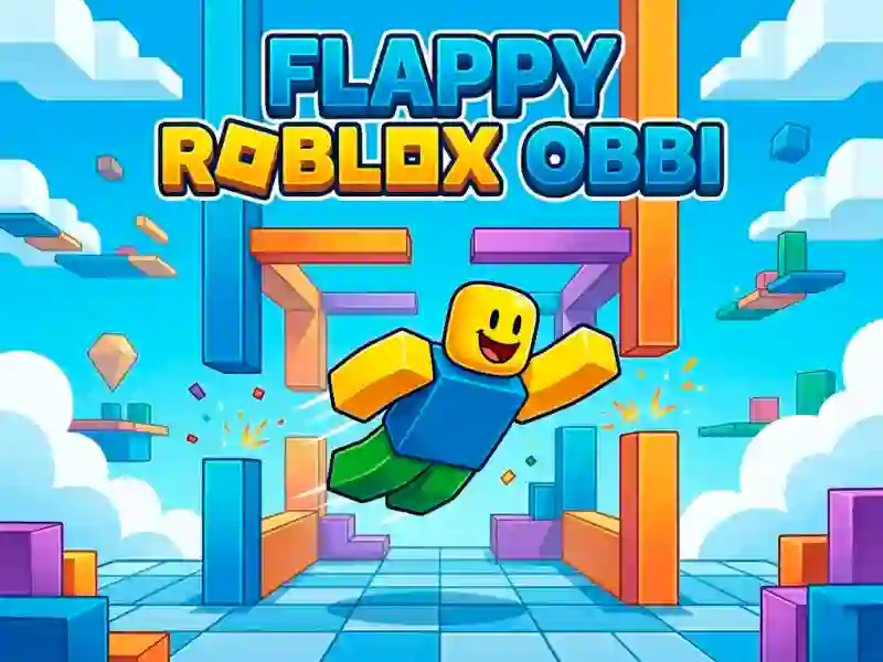Гульня Flappy Roblox Obbi онлайн