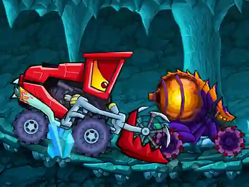 Гульня Car Eats Car Dungeon Adventure онлайн