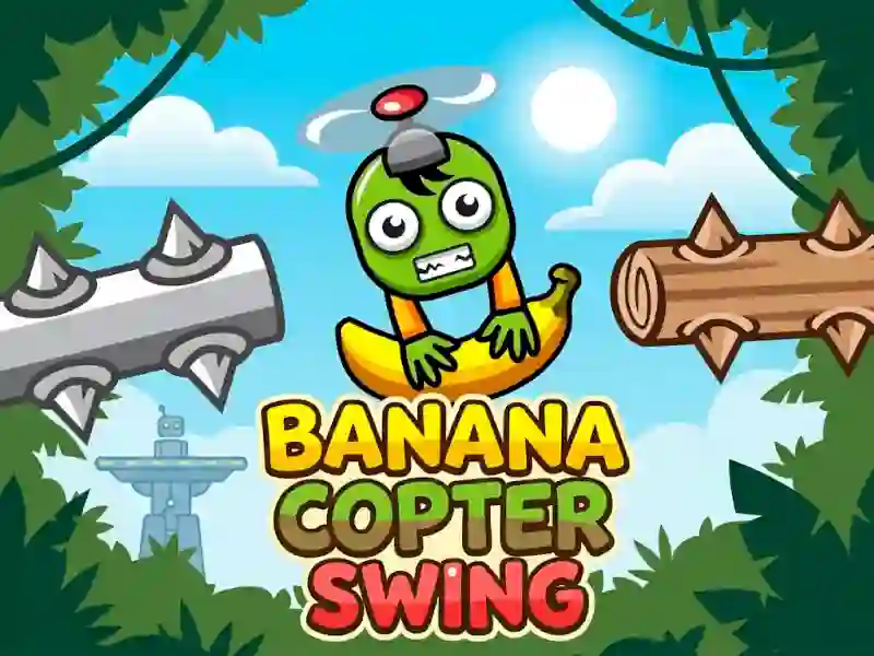 Гульня Banana Copter Swing онлайн