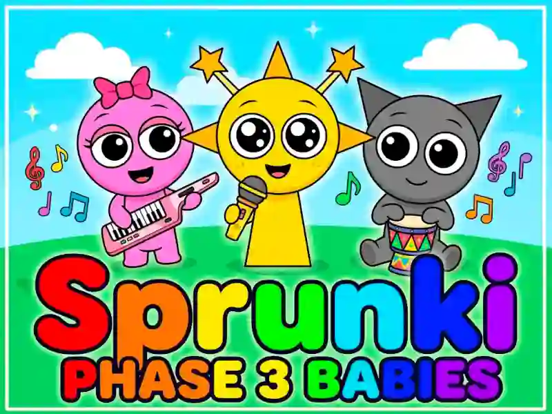 Гульня Sprunki baby PHASE 3 онлайн